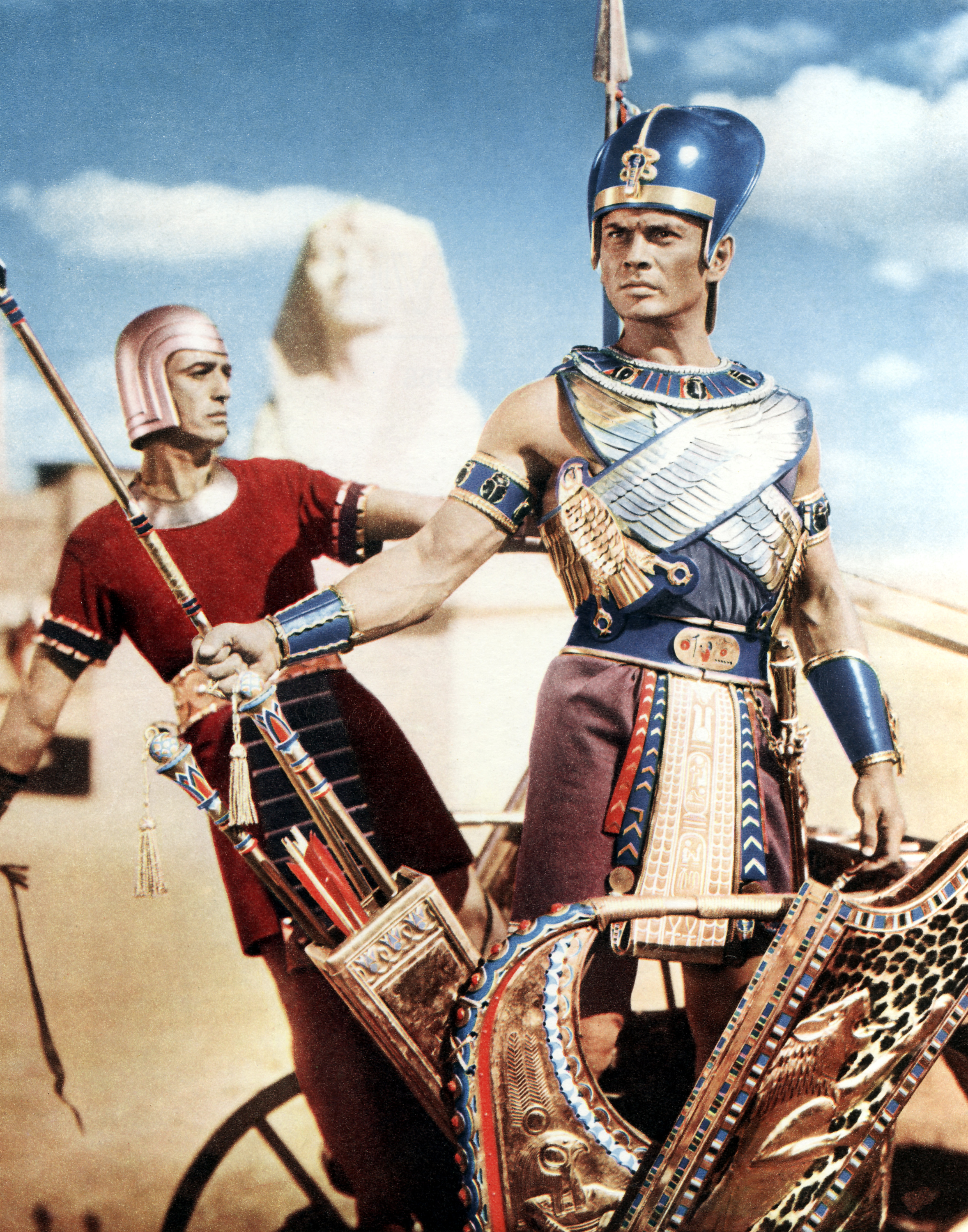 yul brenner in chariot from 10 ...